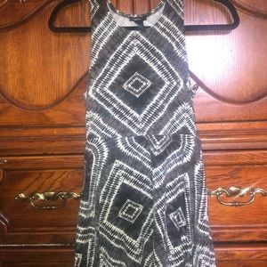 Forever 21 high neck trippy mini dress